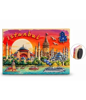 İstanbul Temalı Polyester Magnet Alk5875