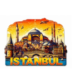 İstanbul Temalı Silikon Buzdolapı Süsü Magnet Alk5378