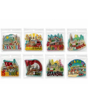 İstanbul Temalı Silikon Buzdolapı Süsü Magnet Alk5826