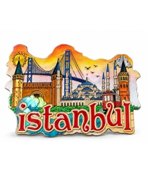 İstanbul Temalı Silikon Buzdolapı Süsü Magnet Alk5941