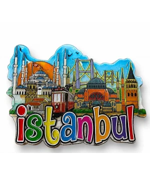 İstanbul Temalı Silikon Buzdolapı Süsü Magnet Alk5944