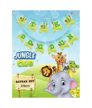 Jungle Club İyi ki Doğdun Harf Afiş