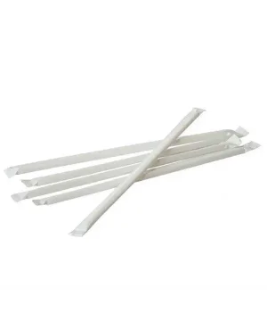 Kağıt Sargılı Pipet 5 mm * 22 cm 200 Adet