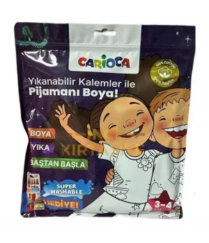 Kalem Hediyeli Boyanabilir Pijama 3-4 Yaş