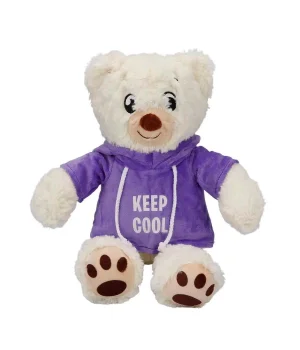 Kapşonlu Peluş Ayı 30 cm.