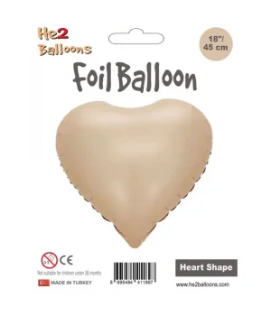 Karamel Kalp Folyo Balon 18