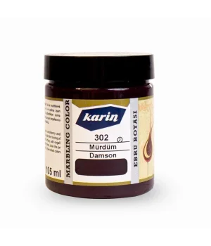 Karin Ebru Boyası 105 ml. 302 Mürdüm