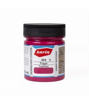Karin Ebru Boyası 105 ml. 304 Fuşya