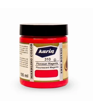 Karin Ebru Boyası 105 ml. 310 Florasan Magenta