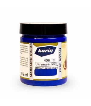 Karin Ebru Boyası 105 ml. 406 Ultramarine Mavi