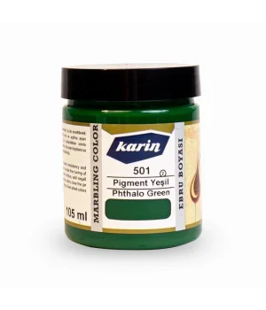 Karin Ebru Boyası 105 ml. 501 Pigment Yeşil