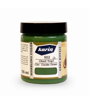Karin Ebru Boyası 105 ml. 502 Oksit Yeşil