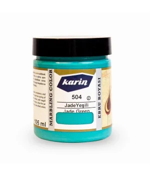 Karin Ebru Boyası 105 ml. 504 Jade Yeşili