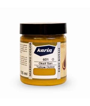 Karin Ebru Boyası 105 ml. 601 Oksit Sarı