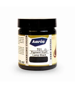 Karin Ebru Boyası 105 ml. 701 Pigment Siyah