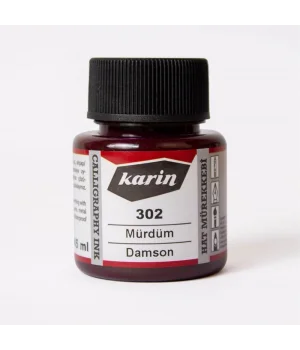 Karin Hat Mürekkebi 45 ml. 302 Mürdüm