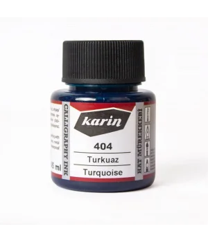 Karin Hat Mürekkebi 45 ml. 404 Turkuaz