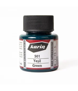 Karin Hat Mürekkebi 45 ml. 501 Yeşil