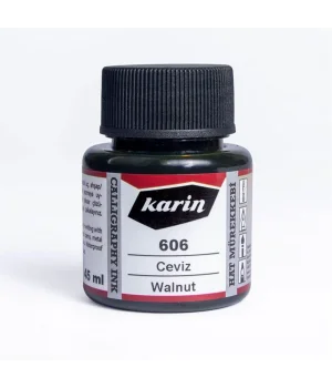 Karin Hat Mürekkebi 45 ml. 606 Ceviz