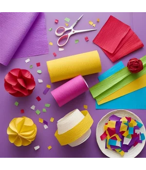 Karışık Krapon Kağıdı 50x200