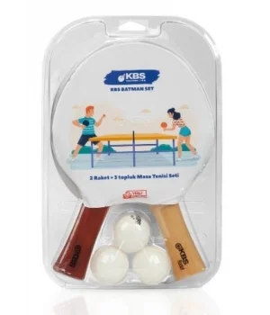 Kbs Batman Set Masa Tenisi Raketi 2 Raket 3 Top