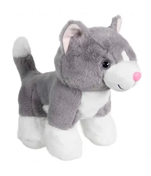 Kedi Peluş Gri 36 cm