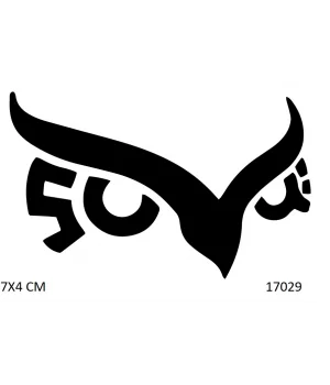 Keskin Gözler Geçici Dövme Şablonu