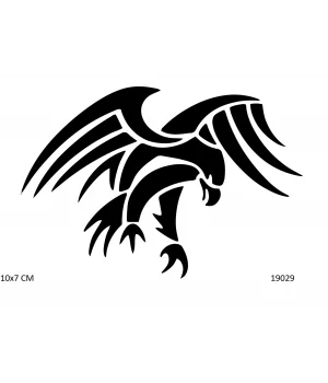 Keskin Kartal Geçici Dövme Şablonu