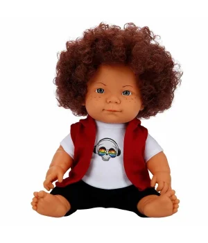 Kıvırcık Saçlı Curly Bebek 35 cm