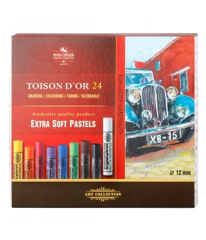 Koh-i Noor Toison Dor Extra Soft Pastel Boya Seti (Kalın) 24 Renk