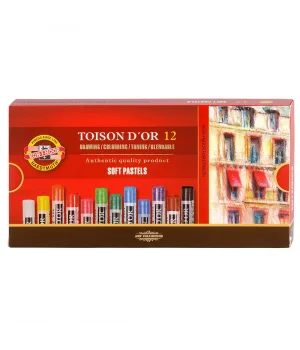 Koh-i Noor Toison Dor Soft Pastel Boya Seti 12 Renk