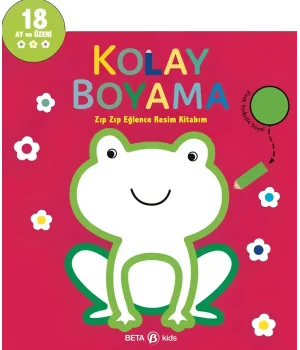 Kolay Boyama Zıp Zıp Eğlence Resim Kitabım