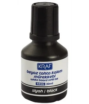 Kraf Beyaz Tahta Kalemi Mürekkebi 30 ml. SİYAH
