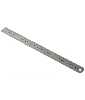 Kraf Çelik Cetvel 30 cm. Inch Ölçülü
