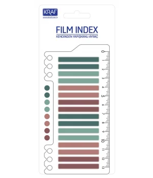 Kraf Film Index Cetvelli Morandi Color 16lı x 20 Sayfa