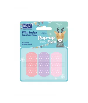 Kraf Film Index Pastel Puantiyeli 3 Renk x 20 Sayfa