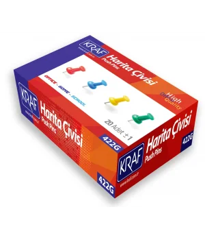 Kraf Harita Çivisi 20li Paket
