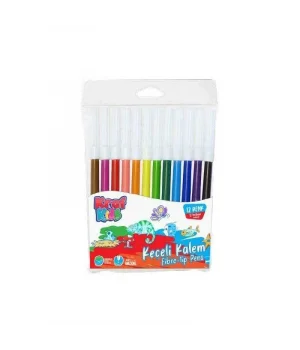 Kraf Kids Keçeli Boya Kalemi 12 Renk
