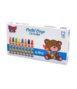 Kraf Kids Pastel Boya 12 Renk Karton Kutu