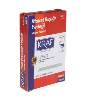 Kraf Maket Bıçağı Yedeği Dar 100lü Paket