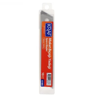 Kraf Maket Bıçağı Yedeği Geniş 10lu Tüp