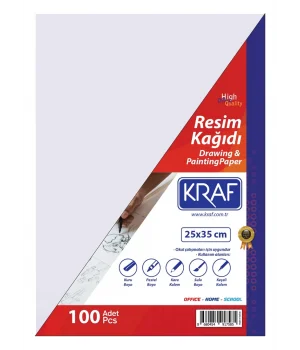 Kraf Resim Kağıdı 25x35 cm. 100lü Paket