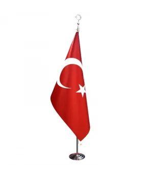 Krom Makam Bayrağı (Filmli) Boy 225 cm