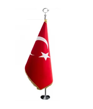 Krom Makam Bayrağı SİMLİ  (Filmli) Boy 225 cm