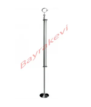 Krom Makam Bayrak Direği-240 cm