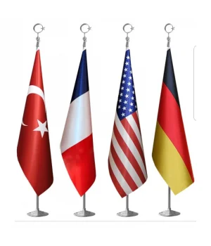 Krom Makam Devlet  Bayrağı (Filmli) 225 cm