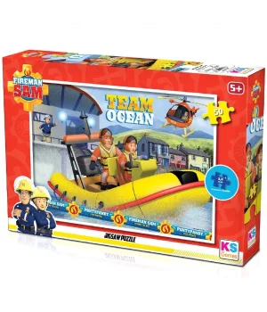 KS Fireman Sam 50 Parça Puzzle