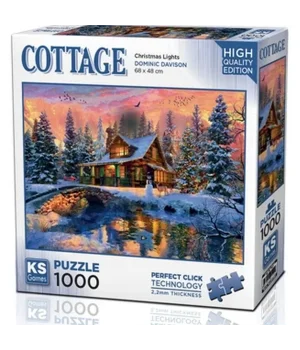 KS Games Christmas Lights Puzzle 1000 Parça 20720