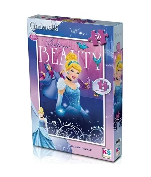 KS Games Cinderella 50 Parça Puzzle