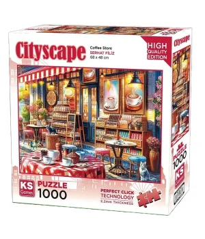 KS Games Coffee Store Puzzle 1000 Parça 20809